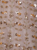 Light Pink Floral Embroidery Net Bridal Gown - Diadem