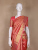 Light Pink Floral Woven Motifs Pure Kanchipuram Tissue Silk Saree - Diadem