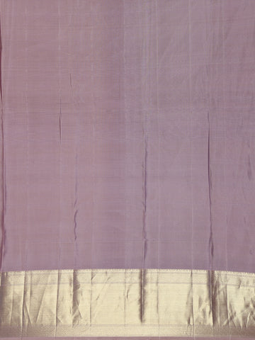 Light Pink Floral Woven Pure Kanchipuram Silk Saree - Diadem