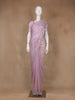 Light Purple Floral Designed Organza Designer Saree - Diadem