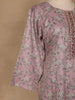 Light Purple Floral Designed Printed Cotton Salwar Suit - Diadem