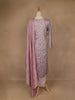 Light Purple Floral Designed Printed Cotton Salwar Suit - Diadem