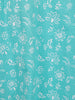Light Turquoise Blue Floral printed Cotton Salwar Suit - Diadem
