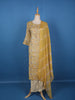 Light Yellow Cotton Floral Printed Salwar Suit - Diadem