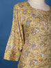 Light Yellow Cotton Floral Printed Salwar Suit - Diadem