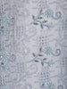 Light blue Floral Designed Jodhpuri Men's Suit - Diadem