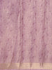 Lilac Floral Printed Design Tissue Silk Saree
