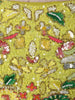Lime Green Abstract Sequins and Beads Embroidered Design Chiffon Party Wear Lehenga with Matching Choker Dupatta