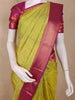 Lime Green Butta Woven Design Pure Kanchipuram Silk Saree