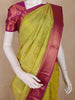 Lime Green Butta Woven Design Pure Kanchipuram Silk Saree