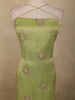 Lime Green Floral Zardozi and Beads Embroidered Design Tissue Palazzo Suit