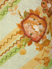 Lime Yellow Floral Printed Design Cotton Palazzo Suit with Dupatta