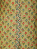Lime Yellow Floral Sequins Embroidered Design Cotton Co-Ord Set