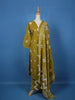 Lime Green Abstract Designed Cotton Salwar Suit