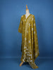 Lime Green Abstract Designed Cotton Salwar Suit