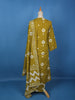 Lime Green Abstract Designed Cotton Salwar Suit