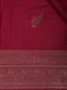 Magenta Bird Design Raw Silk Saree - Diadem