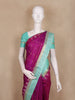Magenta Butta Woven Design Kanchipuram Silk Saree