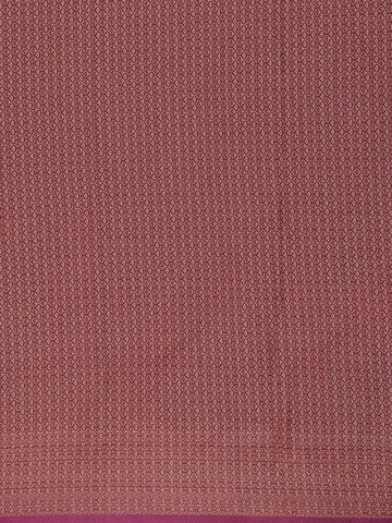 Magenta Pink Floral Design Silk Cotton Saree - Diadem