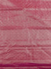Magenta Pink Solid Woven Design Pure Kanchipuram Silk Saree with Zari Border