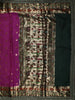 Magenta Purple Butta Zari Woven Design Pure Banarasi Saree with Designer Border