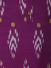 Magenta Purple Ikat Printed Design Pure Cotton Straight Cut Salwar Suit with Matching Dupatta