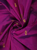 Magenta Purple Paisley Butta Woven Design Kanchipuram Silk Saree with Zari Border