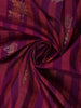 Magenta Purple Striped Woven Pure Kanchipuram Silk Saree