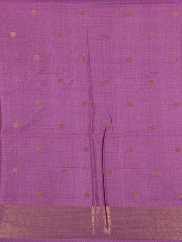 Magenta Purple floral Design Semi Tissue Saree - Diadem