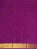 Magenta Striped Woven Kanchipuram Silk Saree - Diadem