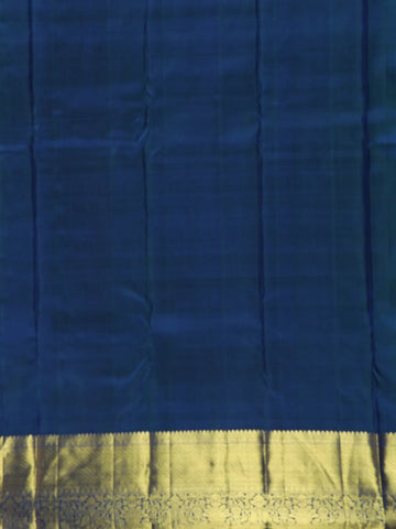 Purple Floral Butta Pure Kanchipuram Silk Saree - Diadem