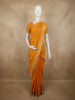 Marigold Yellow Butta Zari Woven Design Banarasi Silk Designer Saree with Designer Border