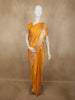 Marigold Yellow Butta Zari Woven Design Banarasi Silk Designer Saree with Designer Border