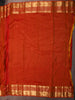 Marigold Yellow Floral Butta Zari Woven Design Pure Kanchipuram Silk Saree with Contrast Zari Border