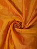 Marigold Yellow Floral Butta Zari Woven Design Pure Kanchipuram Silk Saree with Contrast Zari Border