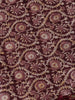 Maroon Abstract Floral Design Semi Tussar Saree