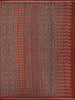 Maroon Ajrakh Floral And Geometric Printed Cotton Saree - Diadem