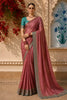 Maroon Banarasi Saree with Zari Butta on the Body with Contrast Border