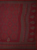 Maroon Bandhani Printed Georgette Saree With Contrast Border