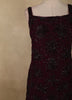 Maroon Beaded Embroidery Georgette Palazzo Suit