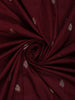 Maroon Butta Design Semi Banarasi Saree