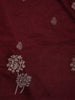Maroon Butta Design Semi Banarasi Saree