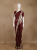 Maroon Butta Woven Design Banarasi Silk Saree