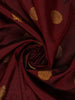 Maroon Butta Woven Design Pure Kanchipuram Silk Saree