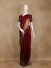 Maroon Butta Woven Design Pure Kanchipuram Silk Saree