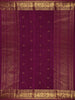 Maroon Butta Woven Design Pure Kanchipuram Silk Saree