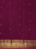 Maroon Butta Woven Design Pure Kanchipuram Silk Saree