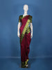 Maroon Butta Woven Design Pure Kanchipuram Silk Saree