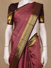 Maroon Butta Woven Design Pure Kanchipuram Silk Saree
