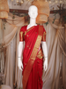 Maroon Butta Woven Design Pure Kanchipuram Silk Saree with Zari Woven Border